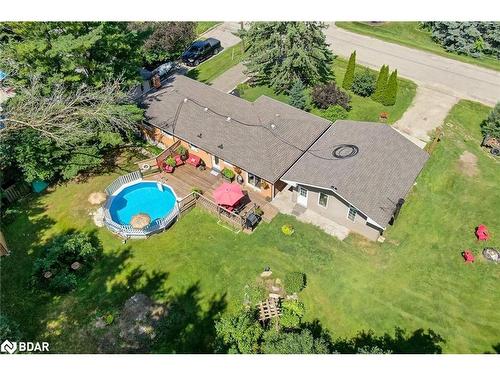 381 Cummings Crescent, Fergus, ON - Outdoor With Above Ground Pool With View