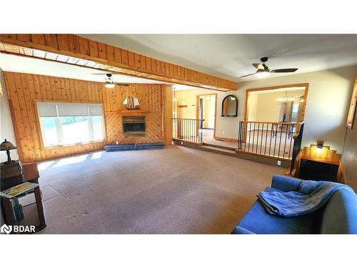 3909 Guest Road, Innisfil, ON - Indoor With Fireplace