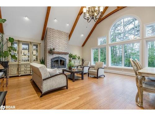 3-1058 Whites Road, Port Carling, ON - Indoor With Fireplace