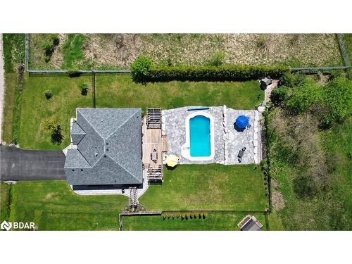 1987 Elana Drive, Orillia, ON - Outdoor With In Ground Pool With Deck Patio Veranda With Backyard