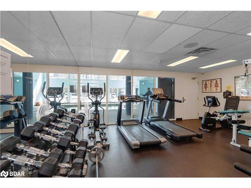 1010-75 Ellen Street, Barrie, ON - Indoor Photo Showing Gym Room