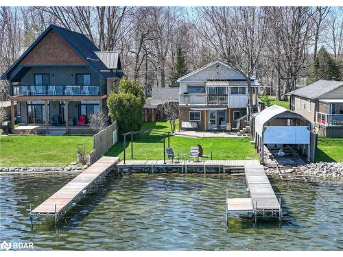 3801 Wood Avenue, Severn, ON - Outdoor With Body Of Water With Deck Patio Veranda