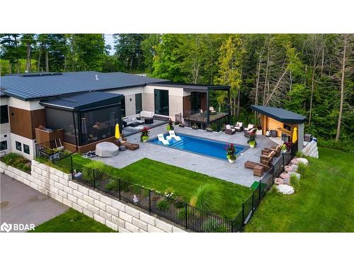 2761 Lockhart Road, Innisfil, ON - Outdoor With In Ground Pool With Deck Patio Veranda