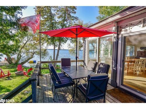 6568 Quarry Point Road, Ramara, ON - Outdoor With Deck Patio Veranda With Exterior