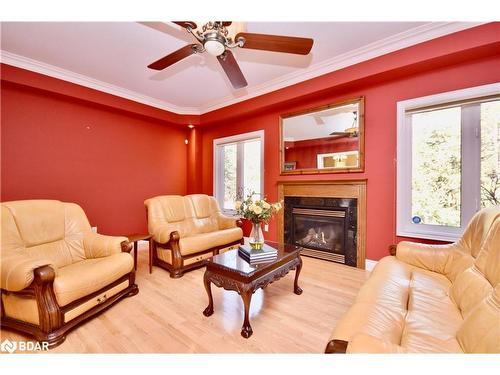 41 Camelot Square, Barrie, ON - Indoor Photo Showing Living Room With Fireplace