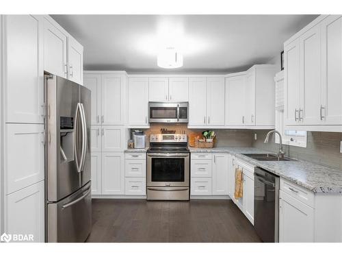 24 Dancy Drive, Orillia, ON - Indoor Photo Showing Kitchen With Double Sink