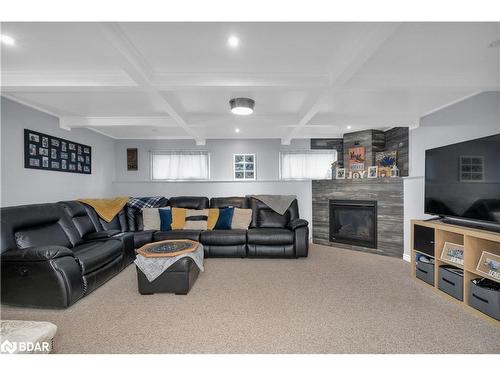 24 Dancy Drive, Orillia, ON - Indoor With Fireplace