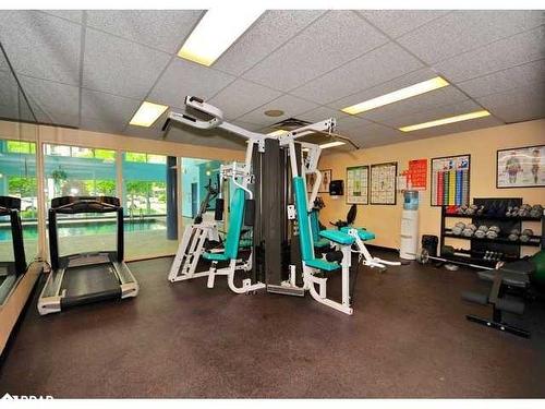 807-75 Ellen Street, Barrie, ON - Indoor Photo Showing Gym Room