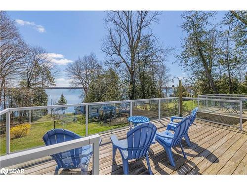 1847 Woods Bay Road, Severn, ON - Outdoor With Deck Patio Veranda With View