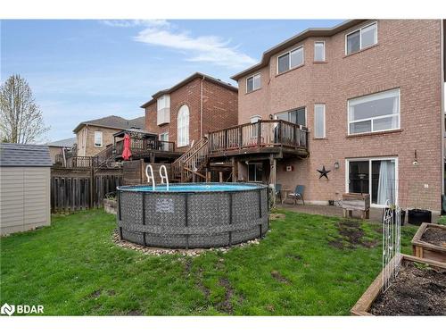 2034 Celeste Street, Innisfil, ON - Outdoor With Above Ground Pool With Deck Patio Veranda With Exterior