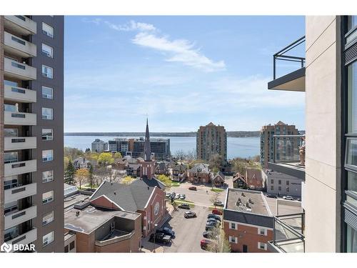 709-111 Worsley Street, Barrie, ON - Outdoor With Body Of Water With Balcony With View