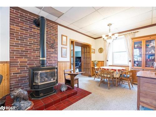 1497 7Th Line, Innisfil, ON - Indoor With Fireplace