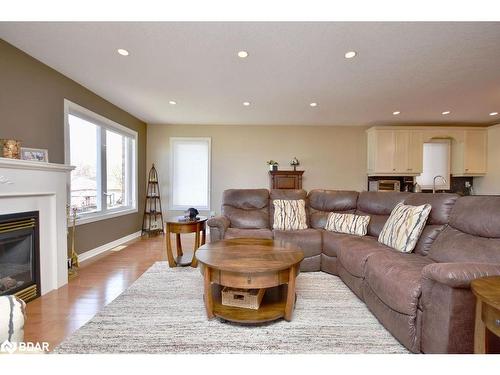 167 Crompton Drive, Barrie, ON - Indoor Photo Showing Living Room With Fireplace