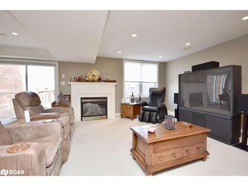 167 Crompton Drive, Barrie, ON - Indoor Photo Showing Living Room With Fireplace