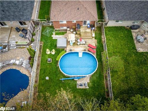 112 Crompton Drive, Barrie, ON - Outdoor With Above Ground Pool