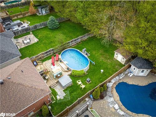 112 Crompton Drive, Barrie, ON - Outdoor With Above Ground Pool