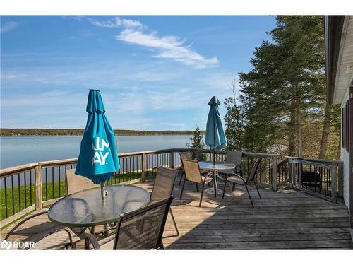 2200 South Orr Lake Rd Road, Springwater, ON - Outdoor With Body Of Water With Deck Patio Veranda With View