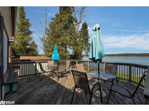 2200 South Orr Lake Rd Road, Springwater, ON - Outdoor With Body Of Water With Deck Patio Veranda With Exterior