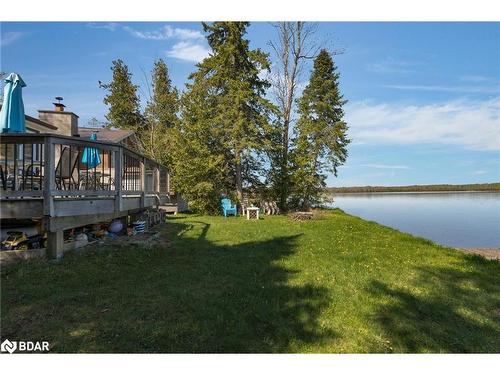 2200 South Orr Lake Rd Road, Springwater, ON - Outdoor With Body Of Water With Deck Patio Veranda With View