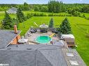 185724 Grey Road 9, Dundalk, ON  - Outdoor With Above Ground Pool With Deck Patio Veranda With Backyard 