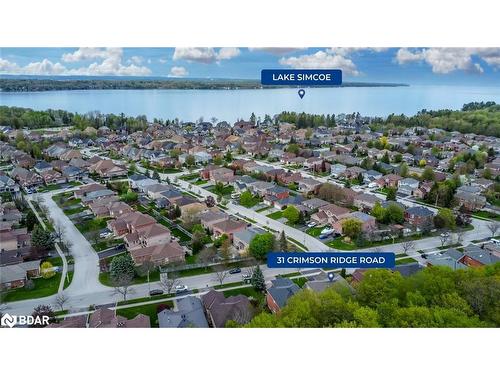 31 Crimson Ridge Road, Barrie, ON - Outdoor With Body Of Water With View