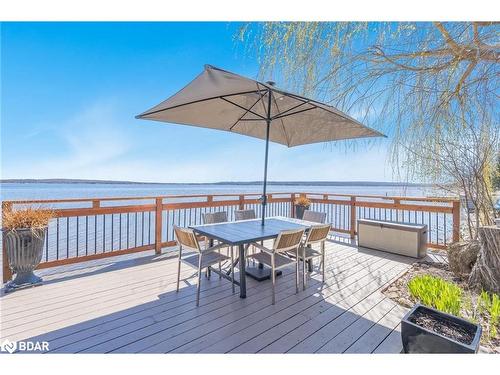 282 Robins Point Road, Tay, ON - Outdoor With Body Of Water With Deck Patio Veranda With View With Exterior