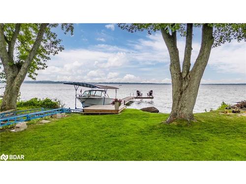 219 Bayshore Road, Innisfil, ON - Outdoor With Above Ground Pool With Deck Patio Veranda