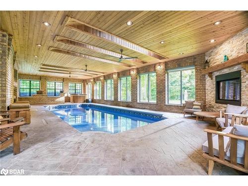 1826 Quantz Crescent, Innisfil, ON - Indoor Photo Showing Other Room With In Ground Pool