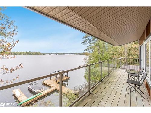 1059 Torpitt Road, Severn Bridge, ON - Outdoor With Body Of Water With Deck Patio Veranda With View With Exterior