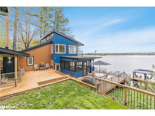 1059 Torpitt Road, Severn Bridge, ON - Outdoor With Body Of Water With Deck Patio Veranda With Exterior