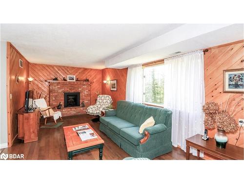 3711 Brunel Road, Baysville, ON - Indoor Photo Showing Living Room With Fireplace