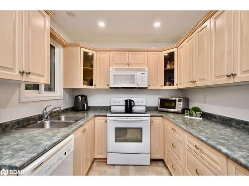 72 Jane Crescent, Barrie, ON - Indoor Photo Showing Kitchen With Double Sink