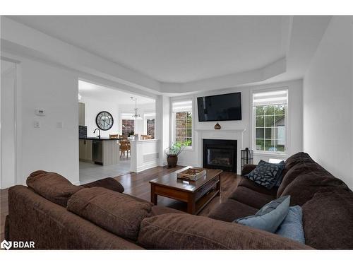 2177 Galloway Street, Innisfil, ON - Indoor Photo Showing Living Room With Fireplace