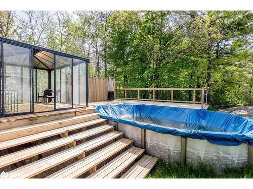 1101 Honey Harbour Road N, Port Severn, ON - Outdoor With Above Ground Pool With Backyard