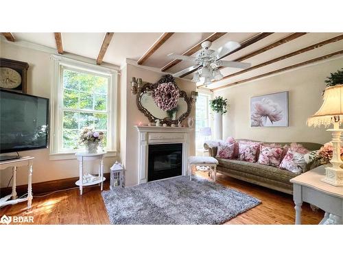 58 Keffer Street, Cambridge, ON - Indoor Photo Showing Living Room With Fireplace