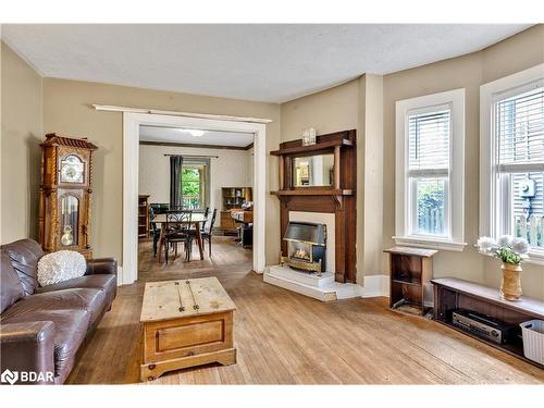 212 Aylmer Street N, Peterborough, ON - Indoor Photo Showing Living Room With Fireplace