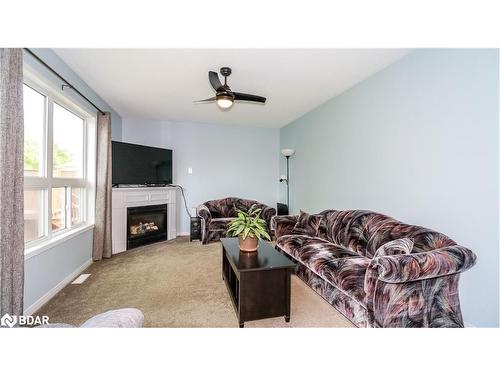 22 Silversands Crescent, Wasaga Beach, ON - Indoor Photo Showing Living Room With Fireplace