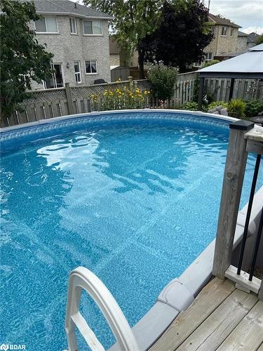 181 Sproule Drive, Barrie, ON - Outdoor With Above Ground Pool With Backyard