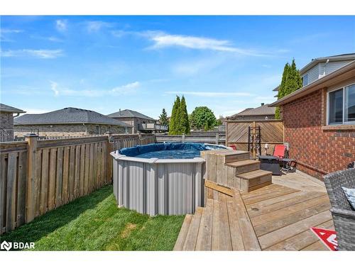 14 Ambler Bay, Barrie, ON - Outdoor With Above Ground Pool With Deck Patio Veranda With Exterior