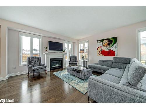 23 Kierland Road, Barrie, ON - Indoor Photo Showing Living Room With Fireplace