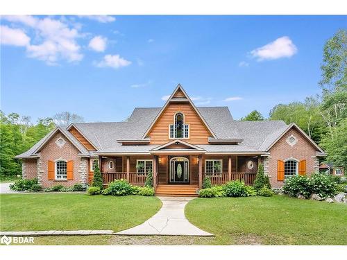 697 Lafontaine Road E, Tiny, ON - Outdoor With Deck Patio Veranda With Facade