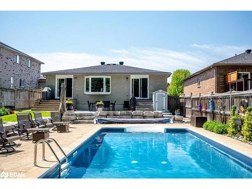104 Crompton Drive, Barrie, ON - Outdoor With In Ground Pool With Deck Patio Veranda With Backyard With Exterior