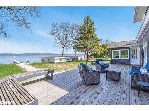 2221 Thomson Crescent, Severn, ON - Outdoor With Body Of Water With Deck Patio Veranda With Exterior