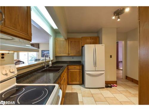 13 Eleanor Road, Orillia, ON - Indoor Photo Showing Kitchen With Double Sink