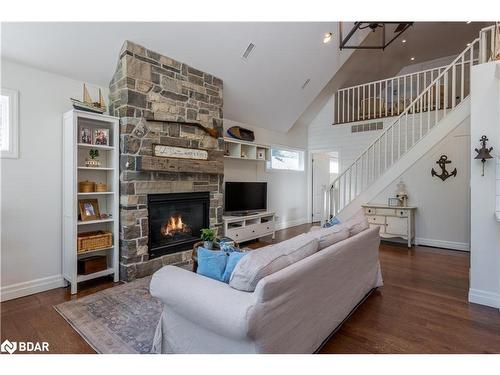 740 10Th Line Line, Innisfil, ON - Indoor Photo Showing Other Room With Fireplace