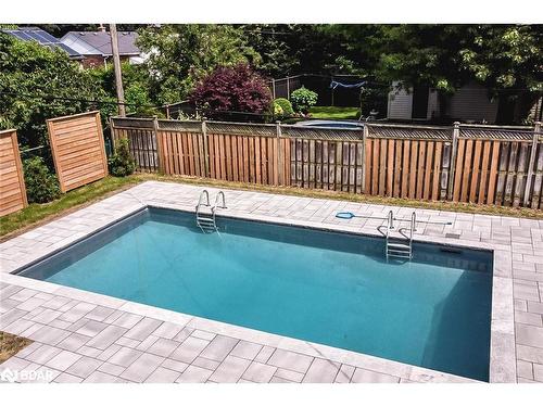 963 Sanford Drive, Burlington, ON - Outdoor With In Ground Pool With Deck Patio Veranda With Backyard