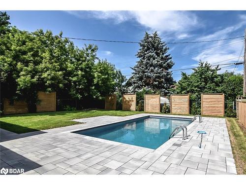 963 Sanford Drive, Burlington, ON - Outdoor With In Ground Pool