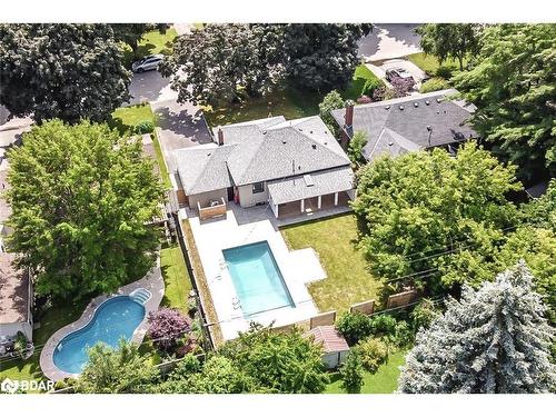 963 Sanford Drive, Burlington, ON - Outdoor With In Ground Pool