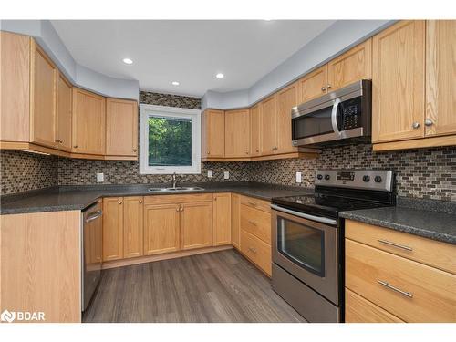 16 Joy Avenue, Orillia, ON - Indoor Photo Showing Kitchen With Double Sink