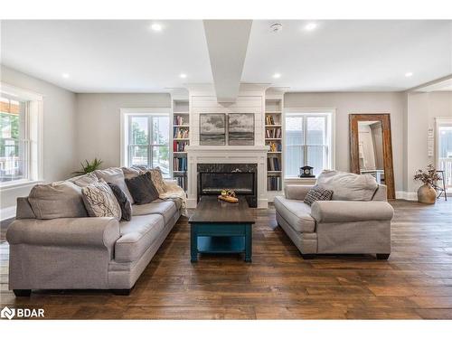 265 Barrie Street, Thornton, ON - Indoor Photo Showing Living Room With Fireplace